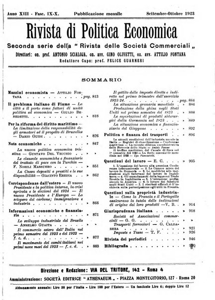 Rivista di politica economica