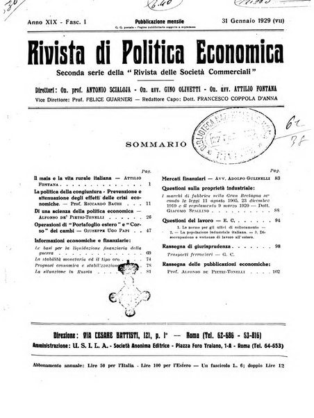 Rivista di politica economica