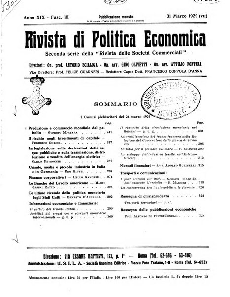 Rivista di politica economica