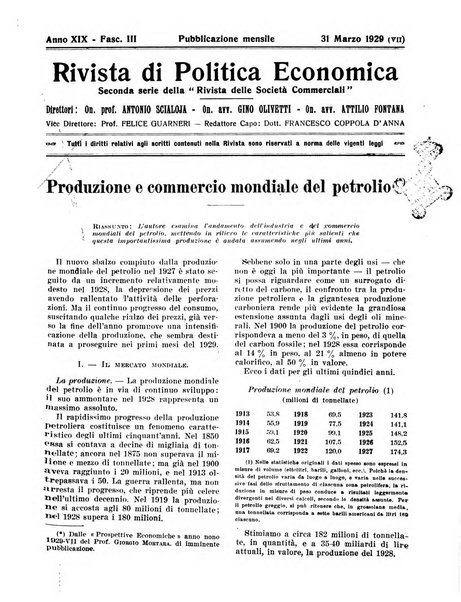 Rivista di politica economica