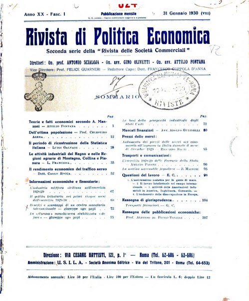 Rivista di politica economica