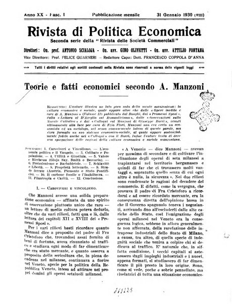 Rivista di politica economica