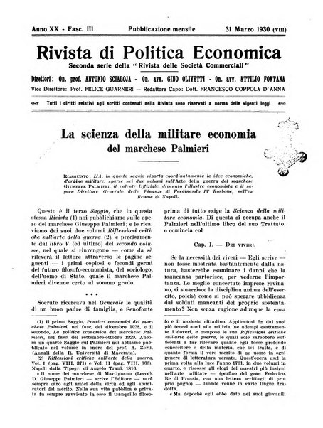 Rivista di politica economica