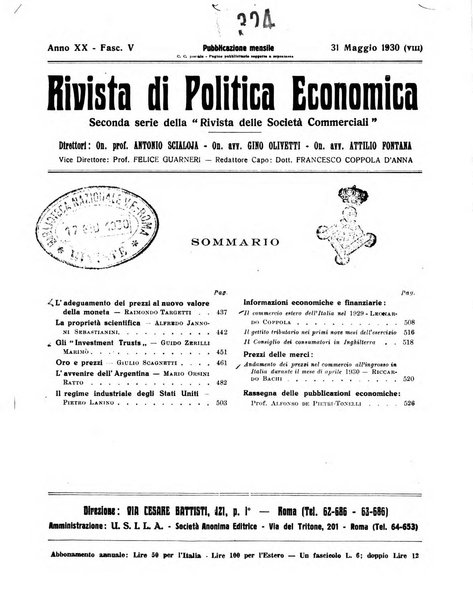 Rivista di politica economica