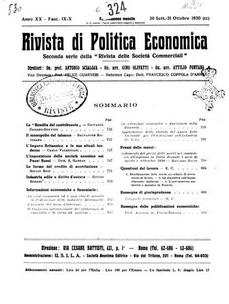 Rivista di politica economica