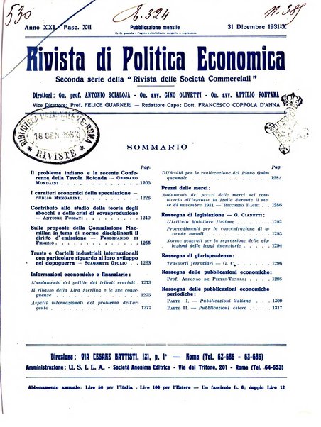 Rivista di politica economica