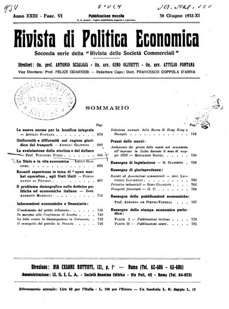 Rivista di politica economica