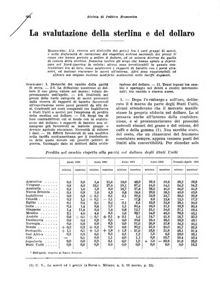 Rivista di politica economica