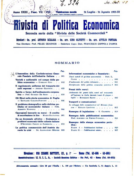 Rivista di politica economica