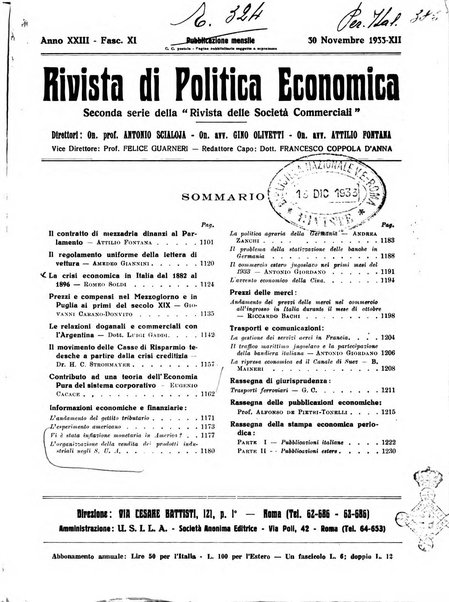 Rivista di politica economica