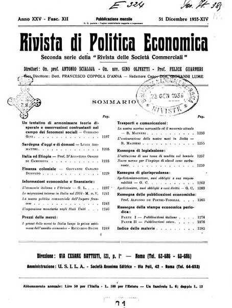 Rivista di politica economica