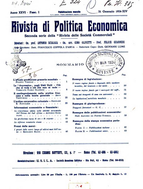 Rivista di politica economica