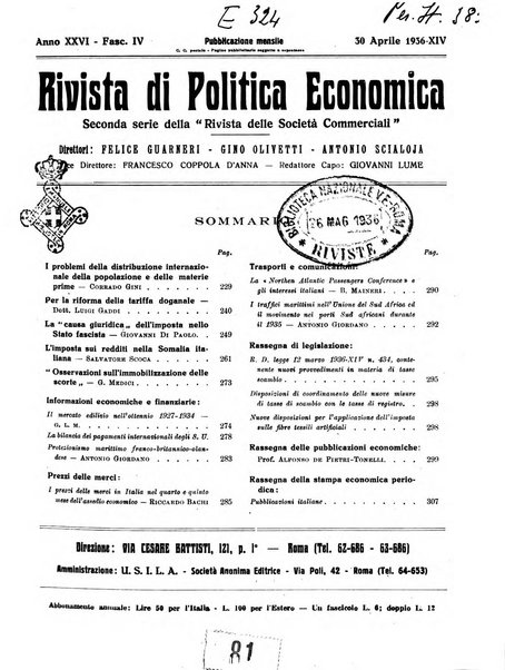 Rivista di politica economica