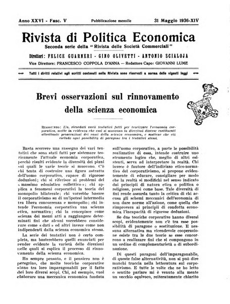 Rivista di politica economica