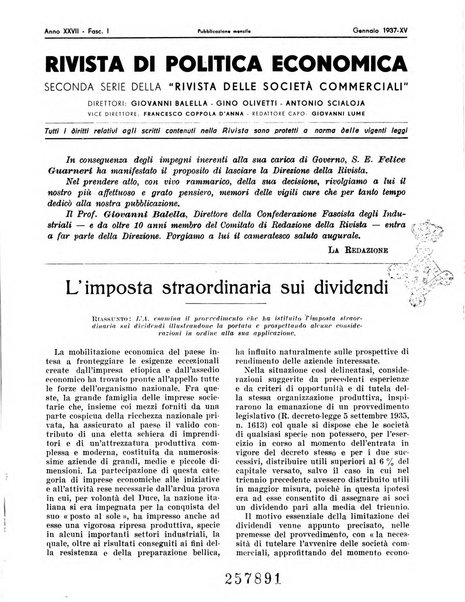 Rivista di politica economica