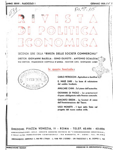 Rivista di politica economica