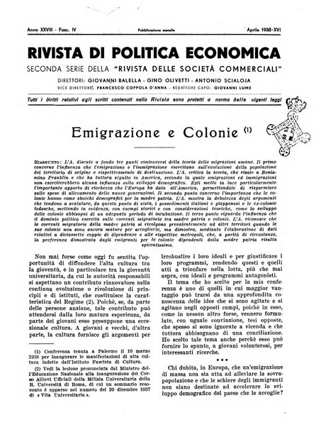 Rivista di politica economica