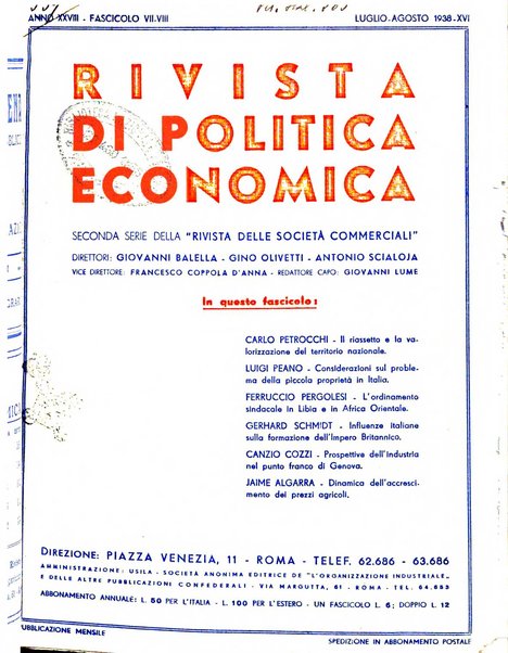 Rivista di politica economica