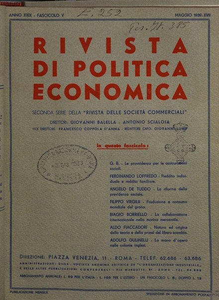 Rivista di politica economica