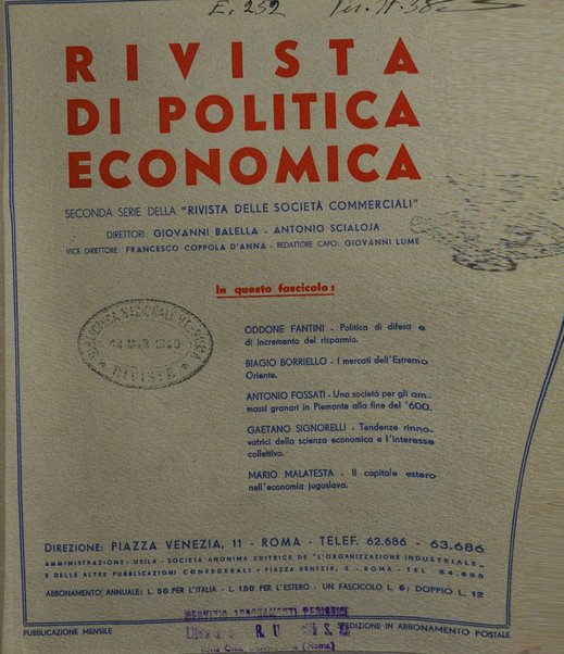 Rivista di politica economica