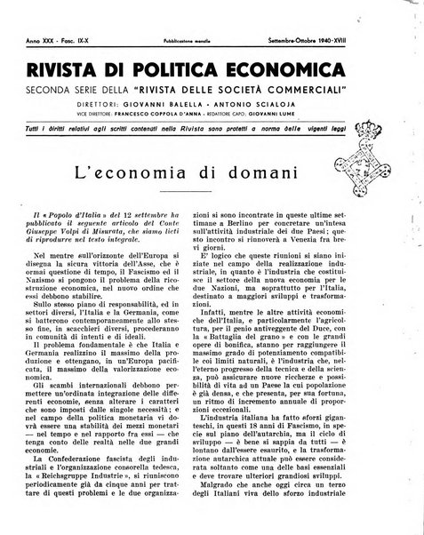 Rivista di politica economica