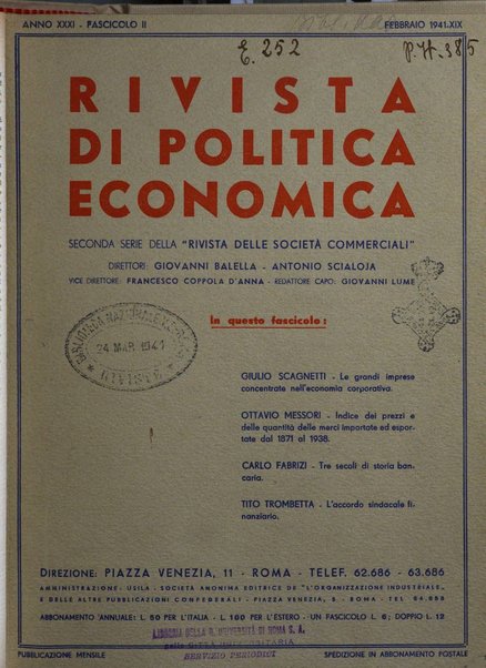 Rivista di politica economica