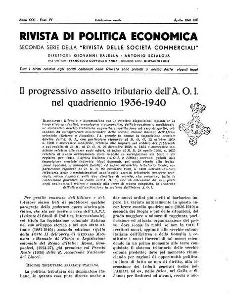 Rivista di politica economica