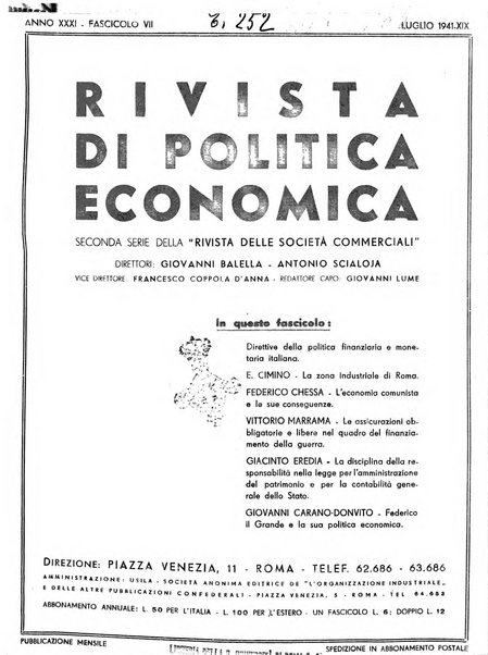 Rivista di politica economica