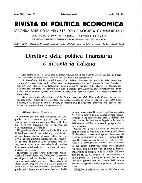 Rivista di politica economica