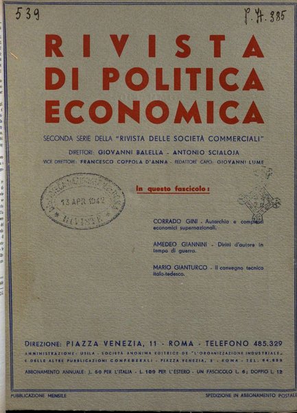 Rivista di politica economica