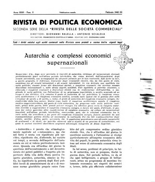 Rivista di politica economica