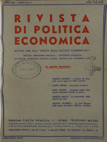 Rivista di politica economica