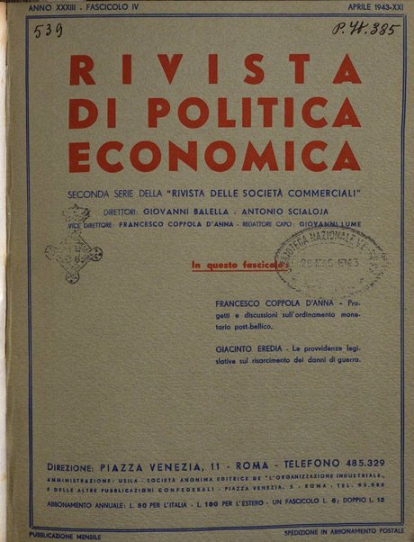 Rivista di politica economica