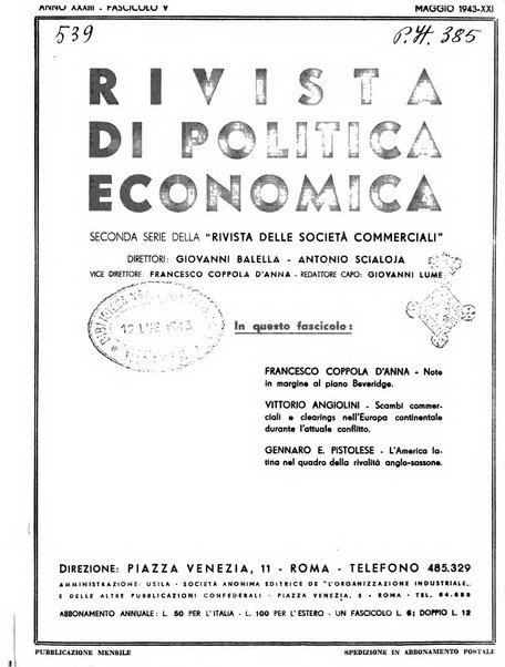 Rivista di politica economica