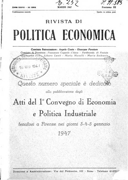 Rivista di politica economica