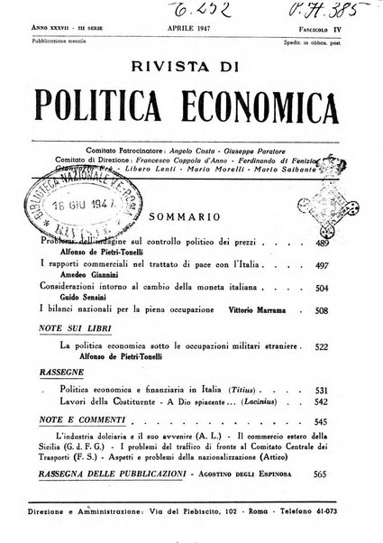 Rivista di politica economica