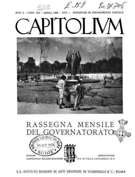 Capitolium rassegna mensile del Governatorato