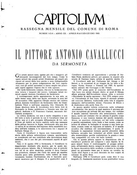 Capitolium rassegna mensile del Governatorato