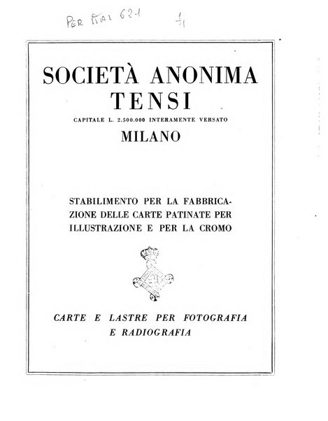 Architettura e arti decorative rivista d'arte e di storia