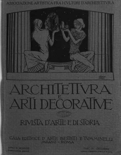 Architettura e arti decorative rivista d'arte e di storia