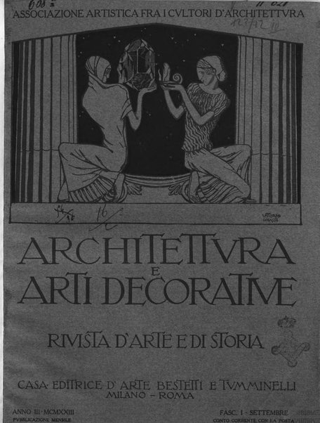 Architettura e arti decorative rivista d'arte e di storia