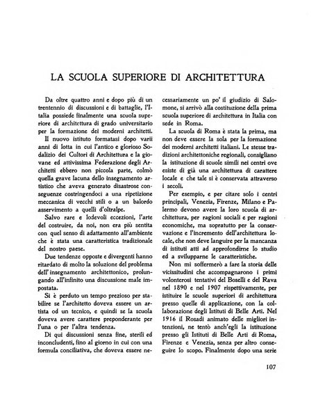 Architettura e arti decorative rivista d'arte e di storia