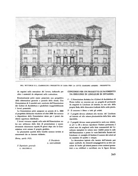 Architettura e arti decorative rivista d'arte e di storia