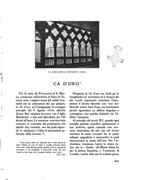 Architettura e arti decorative rivista d'arte e di storia