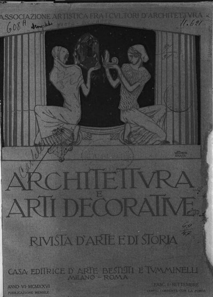 Architettura e arti decorative rivista d'arte e di storia