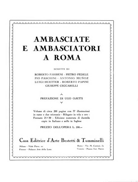 Architettura e arti decorative rivista d'arte e di storia