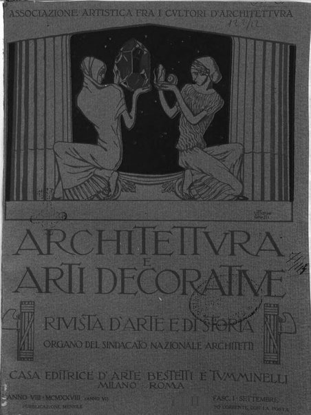 Architettura e arti decorative rivista d'arte e di storia