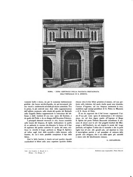 Architettura e arti decorative rivista d'arte e di storia