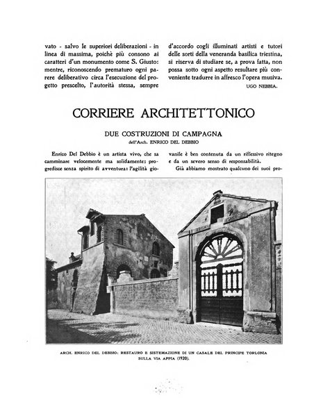 Architettura e arti decorative rivista d'arte e di storia