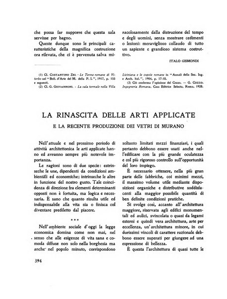 Architettura e arti decorative rivista d'arte e di storia